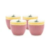 La Majorelle Set/4 Eierdopjes Roze