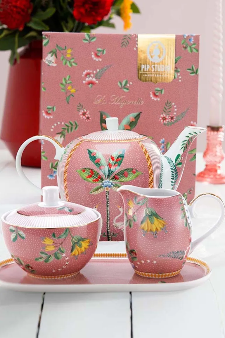 La Majorelle Thee Set/4 Roze