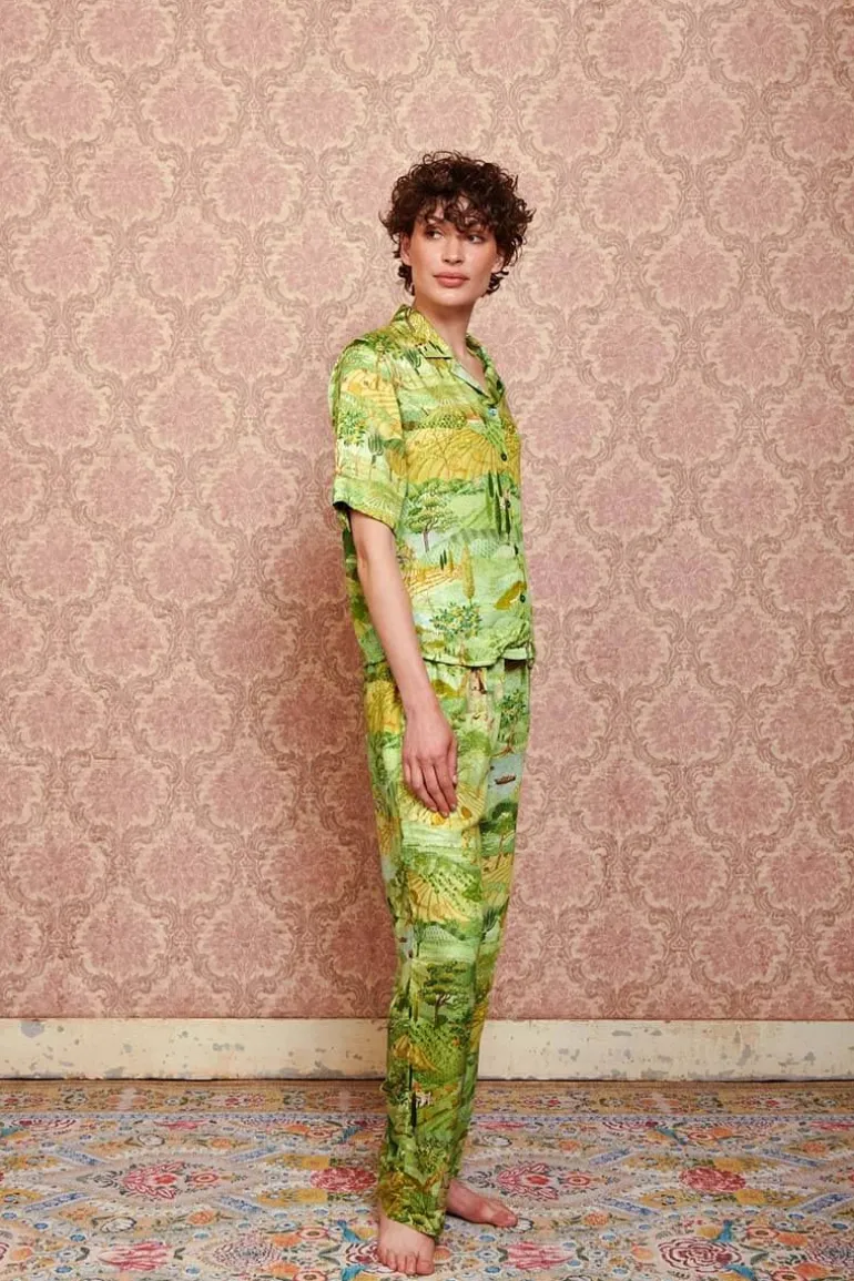 Lange Broek Toscana Groen