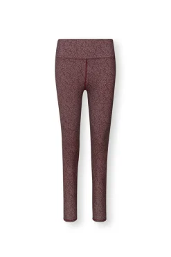 Lange Sportlegging Leafy Dots Terra