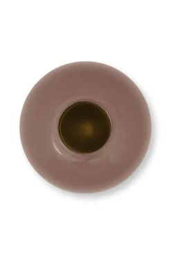 Metalen Vaas Bruin 23Cm