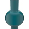 Metalen Vaas Donker 40 Cm