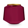 Metalen Vaas Donker 22 Cm
