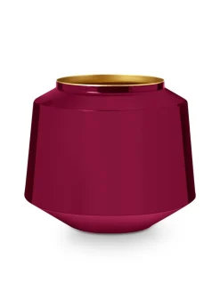 Metalen Vaas Donker 22 Cm