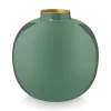 Metalen Vaas Donker 23 Cm
