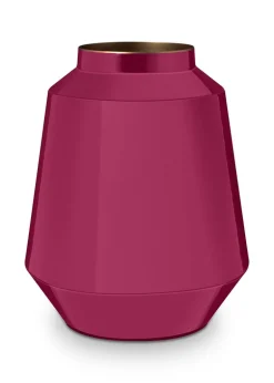 Metalen Vaas Roze 29 Cm