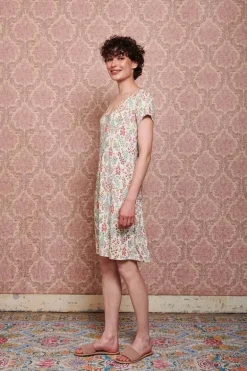Nachthemd Korte Mouw Primavera Wit