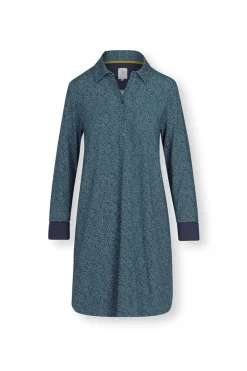 Nachthemd Lange Mouw Leafy Dots