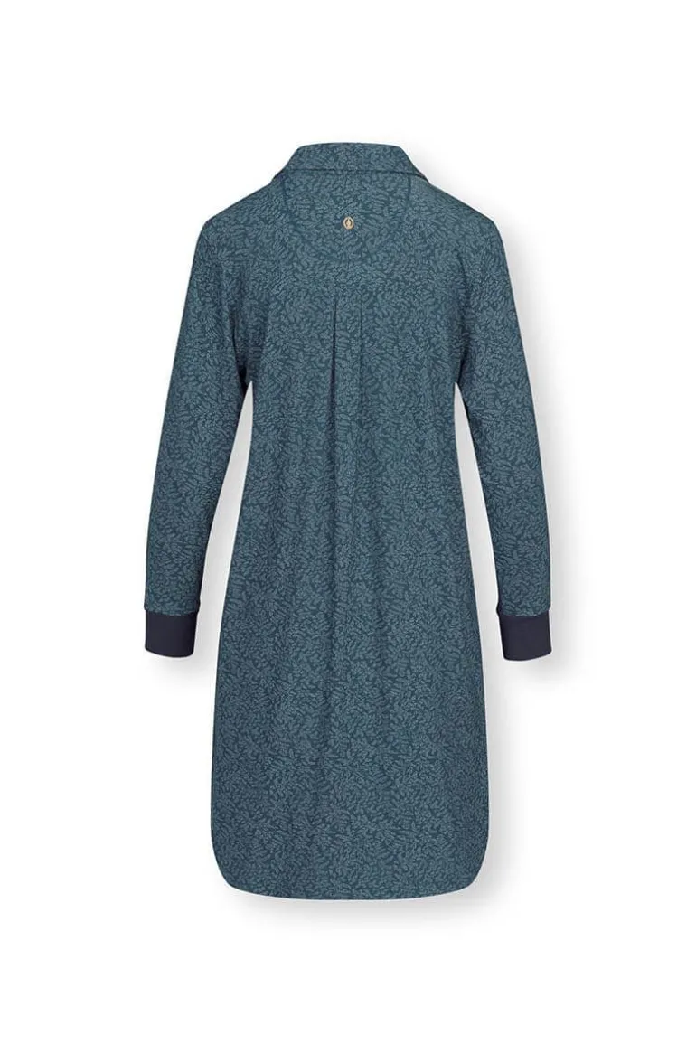 Nachthemd Lange Mouw Leafy Dots