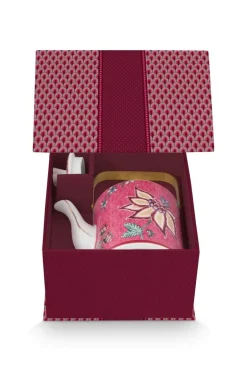 Oriental Flower Festival Theepot Donker Medium