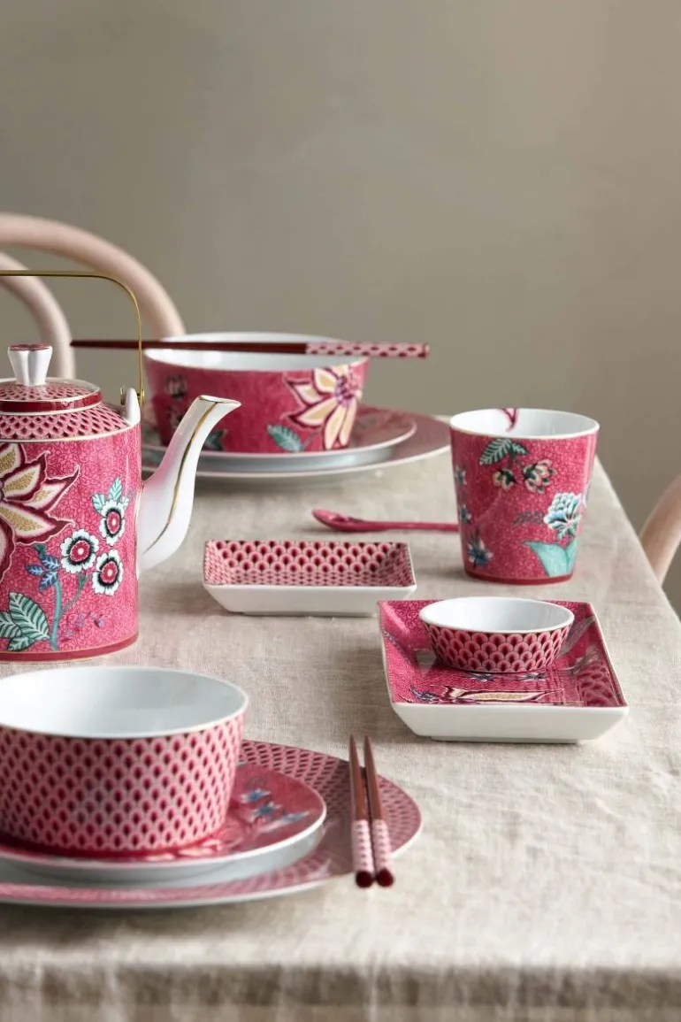 Oriental Flower Festival Theepot Donker Medium