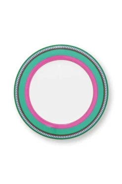 Pip Chique Stripes Dinerbord Roze/Groen 28Cm