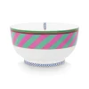 Pip Chique Stripes Kom Roze/Groen 20.5Cm