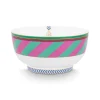 Pip Chique Stripes Kom Roze/Groen 15.5Cm