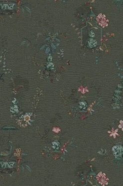 Pip Studio Chinese Porcelain Vinylbehang Donker