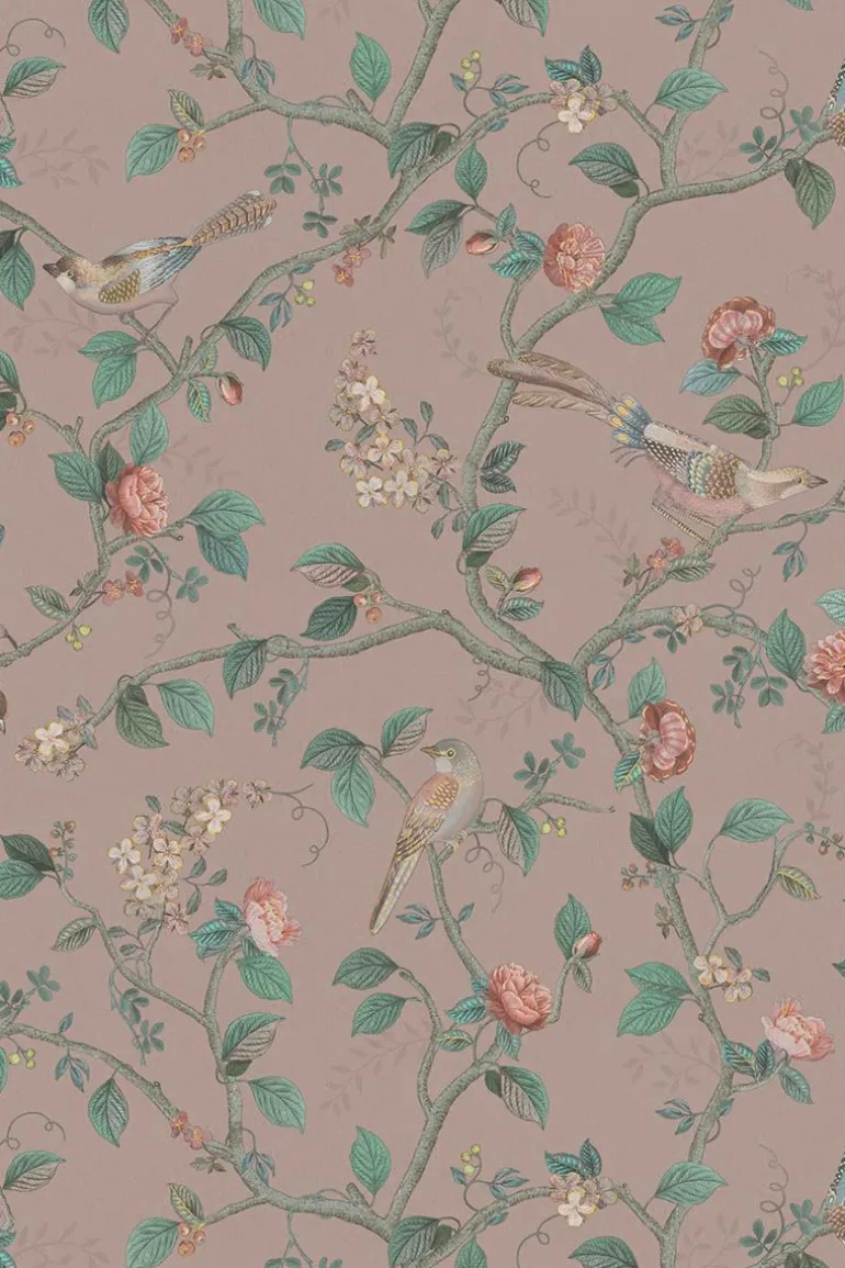 Pip Studio Good Nightingale Vliesbehang Mauve