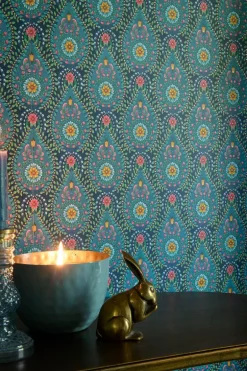 Pip Studio Raindrops Vliesbehang Donker