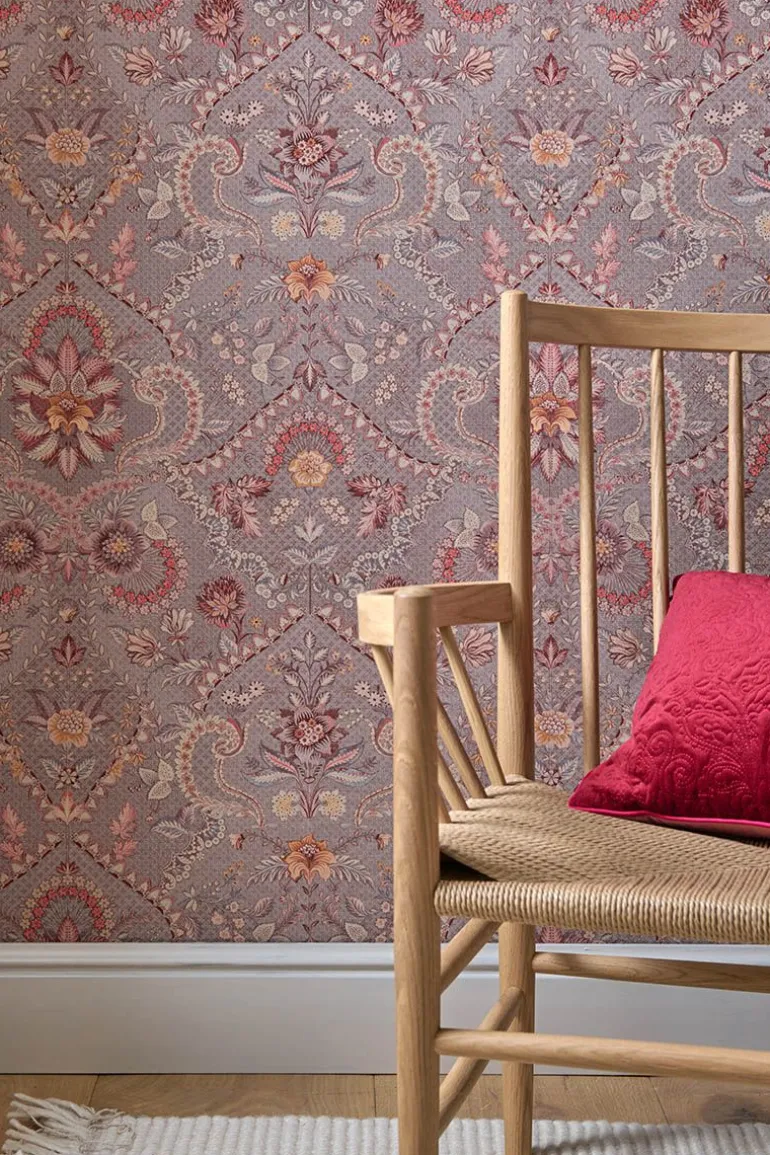 Pip Studio Saluti Vinylbehang Mauve