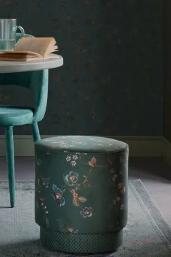 Poef Medium Kawai Flower Groen