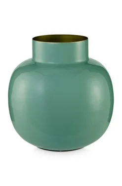 Ronde Vaas Metaal 25 Cm