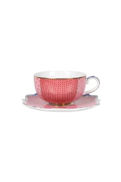 Royal Multi Espresso Kop & Schotel Roze
