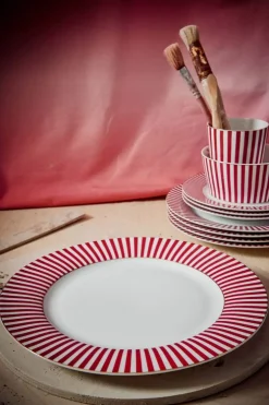 Royal Stripes Dinerbord Donker 26.5Cm