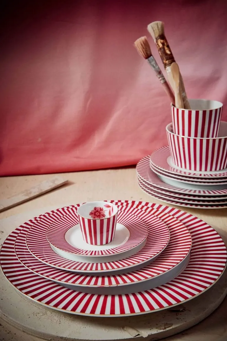 Royal Stripes Dinerbord Donker 26.5Cm