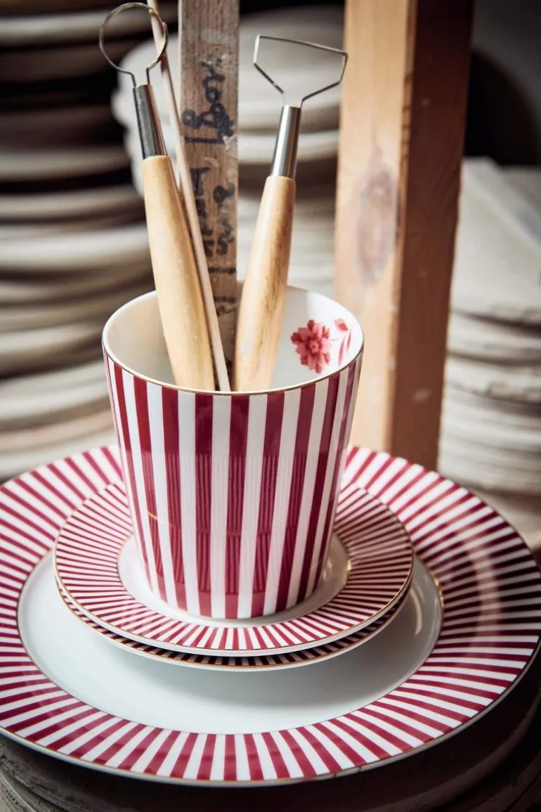 Royal Stripes Dinerbord Donker 26.5Cm