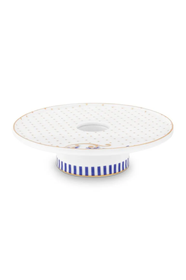 Royal Stripes Kaarshouder Wit 14 Cm
