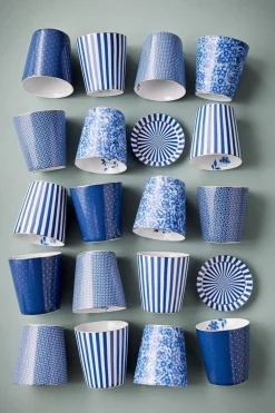 Royal Stripes Mok Bloemen & Theetip