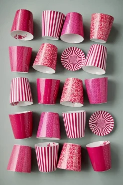 Royal Stripes Mok Bloemen & Theetip Donker