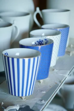 Royal Stripes Mok Dots