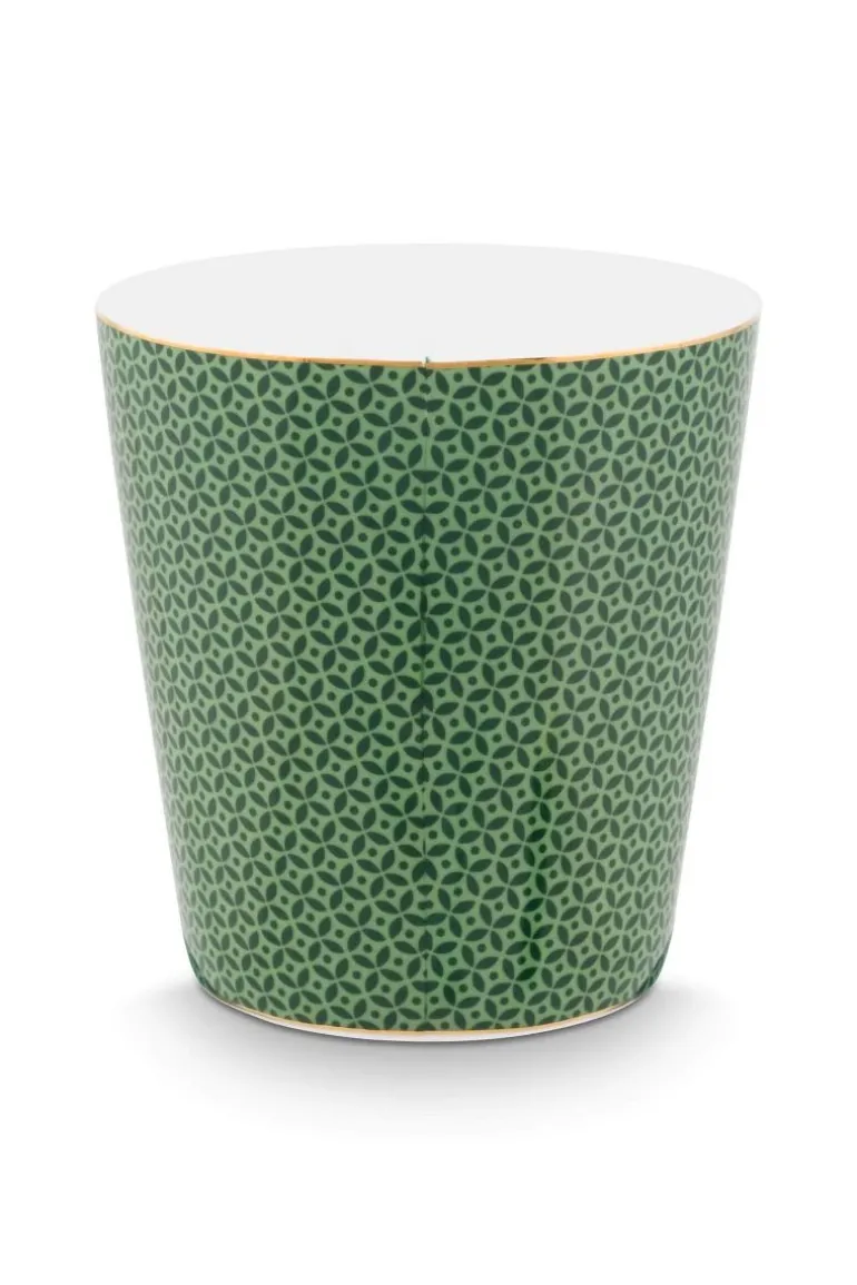 Royal Stripes Mok Tegels & Theetip Groen