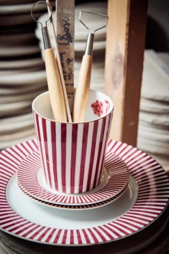Royal Stripes Petit Four Donkerroze 12Cm