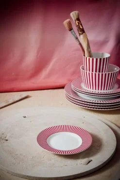 Royal Stripes Petit Four Donkerroze 12Cm
