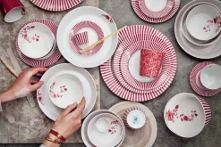 Royal Stripes Petit Four Donkerroze 12Cm