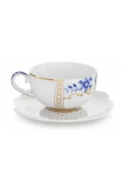 Royal White Espresso Kop & Schotel