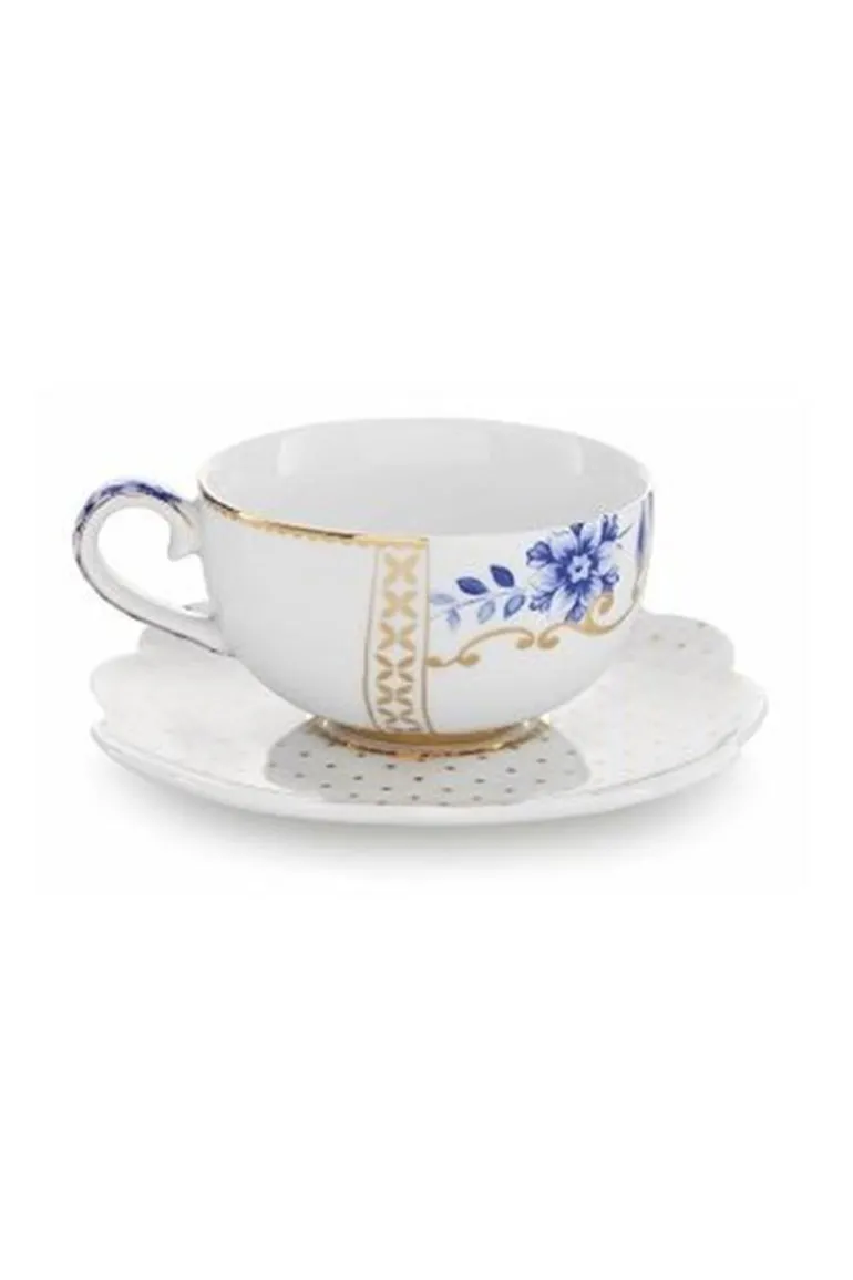 Royal White Espresso Kop & Schotel