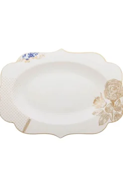 Royal White Ovale Serveer Schaal 40 Cm