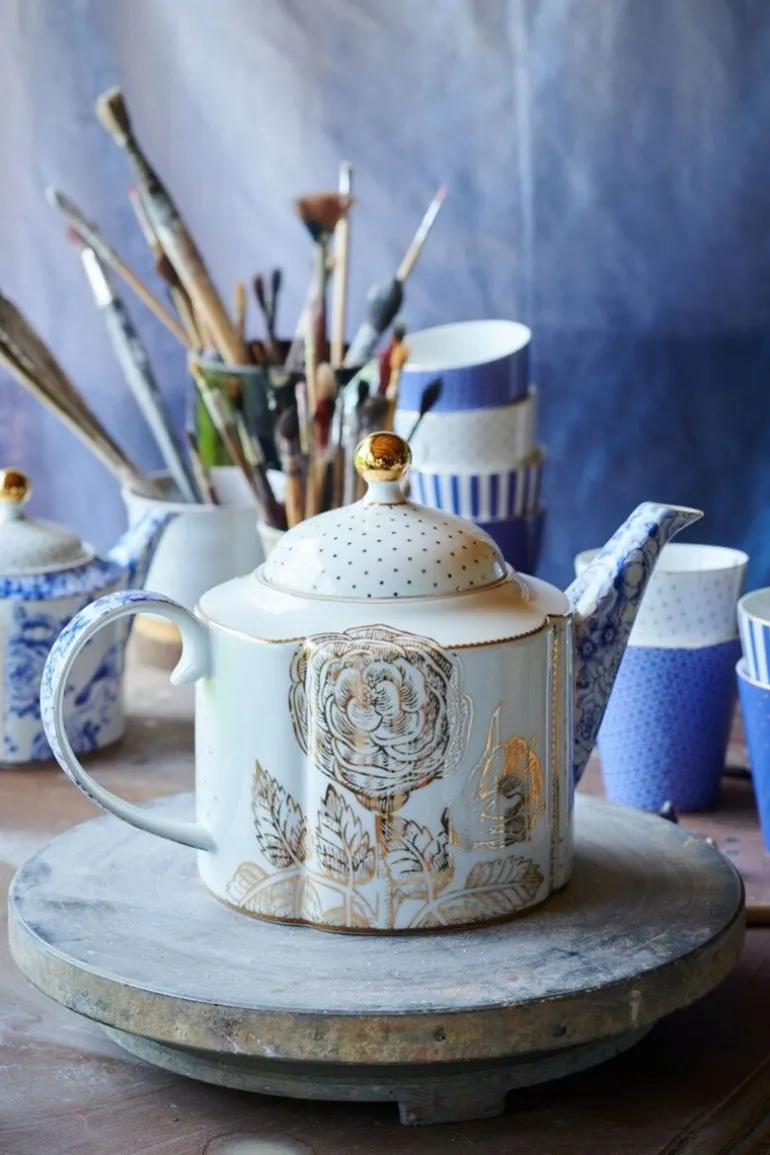 Royal White Theepot