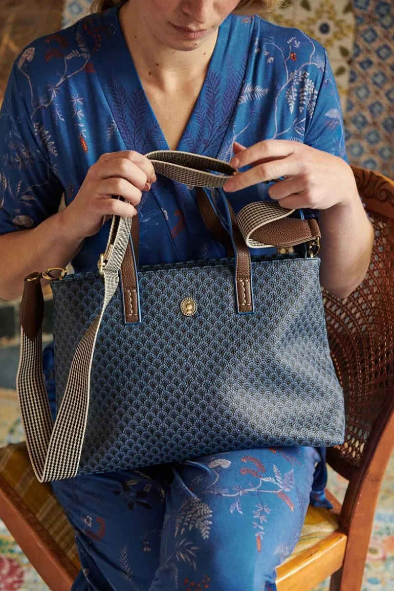 Shopper Klein Suki Blauw