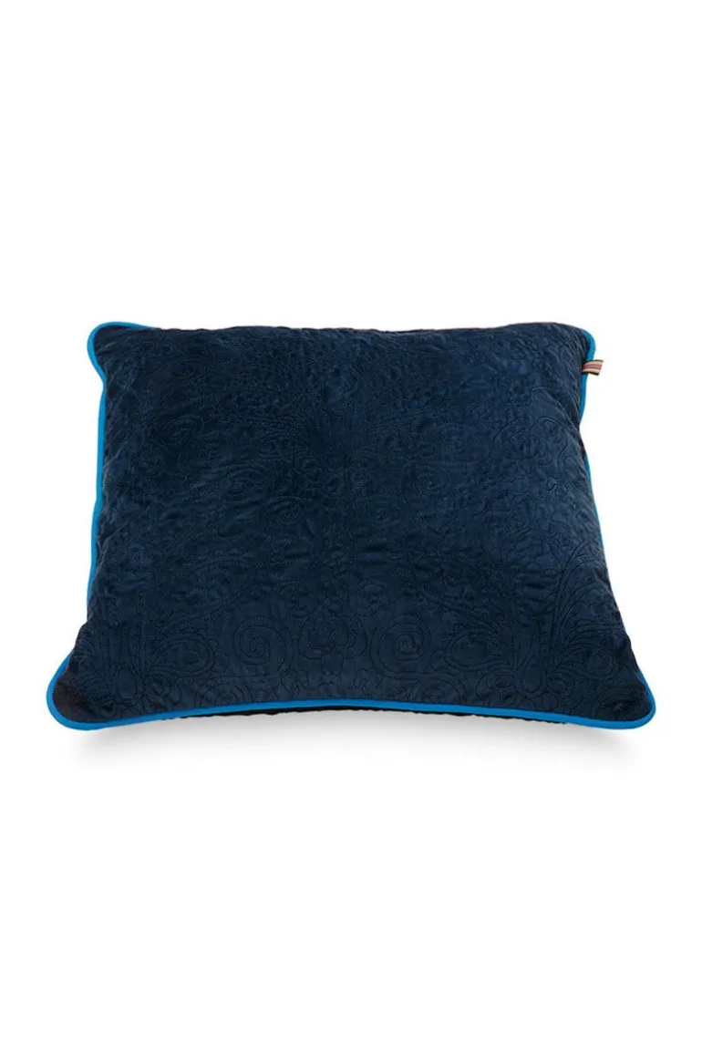 Sierkussen Quilted Donkerblauw