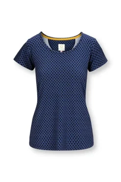 Sport Top Korte Mouw Suki Kobalt