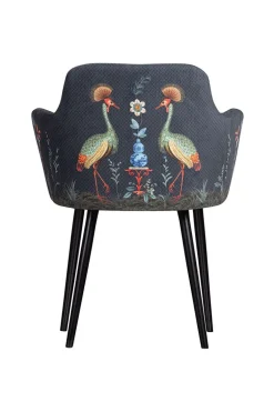 Stoel Flirting Birds Blauw