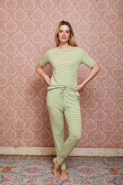 Top Korte Mouw Little Sumo Stripe Fel