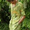 Top Korte Mouw Toscana Groen