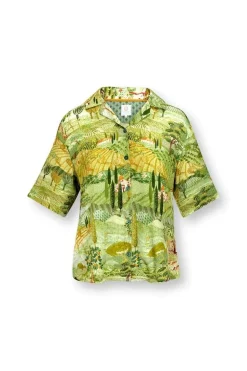 Top Korte Mouw Toscana Groen