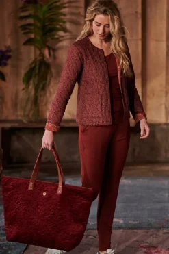 Tote Bag Velvet Quiltey Days