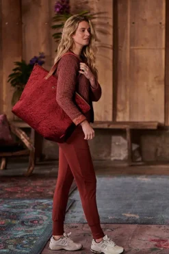 Tote Bag Velvet Quiltey Days