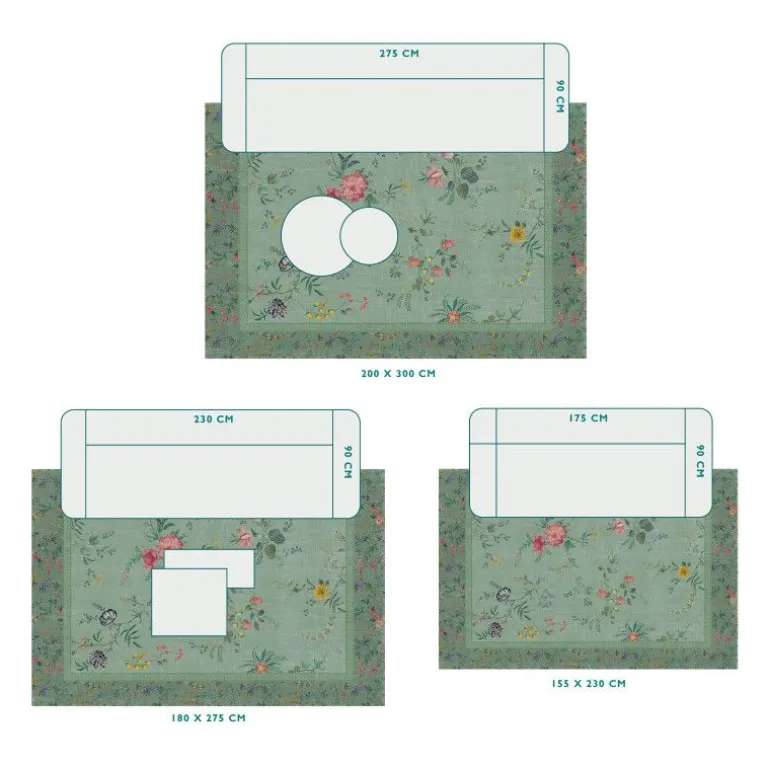 Vloerkleed Fleur Grandeur By Pip